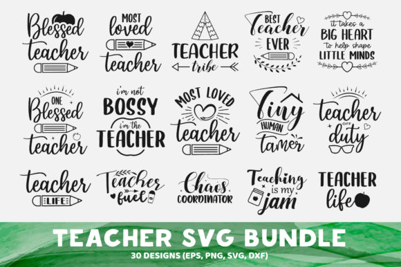 Creative Teacher SVG Design Graphics