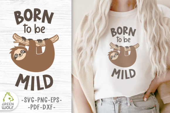 Cute Sloth T Shirt Design SVG