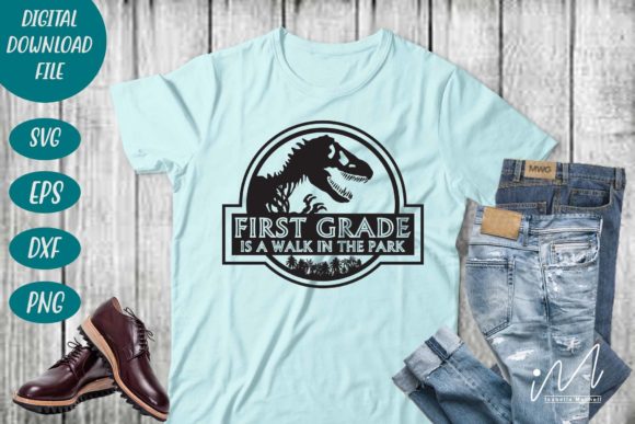 First Grade is a Walk in the Park Svg: Graphics for Crafts