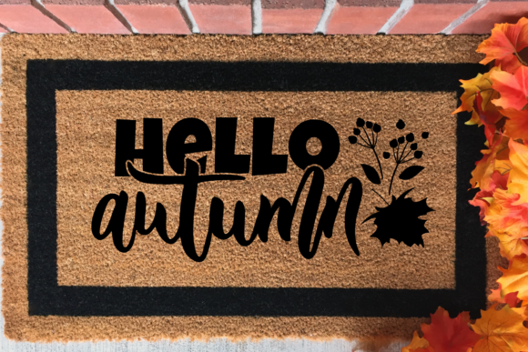 Hello Autumn SVG: Autumn Graphics for Crafts & Content