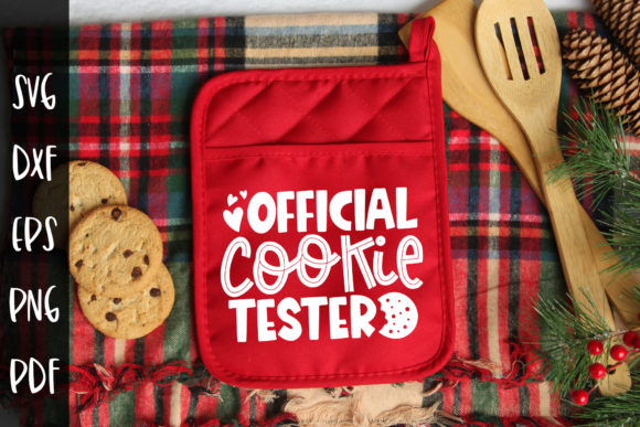 Official Cookie Tester Pot Holder SVG: Graphics and Crafts for Seasonal Design