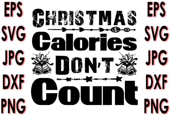 Potholder Quote Design, Christmas Calori
