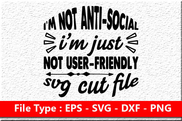 Sassy Bundle Quote Design, I’m Not Anti — Graphics for Crafts & Local Brands
