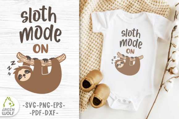 Sleeping Sloth & Sloth Mode On Graphics